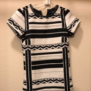 Madewell geo jacquard dress